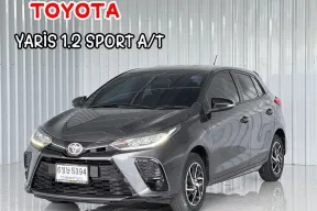 รถมือเดียว Toyota YARIS 1.2 Sport รถเก๋ง 5 ประตู ออกรถฟรีดาวน์
