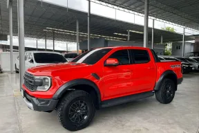 FORD RANGER RAPTOR 3.0 V6 4WD ปี 2022 รถสวย มือแรก สภาพป้ายแดง ไมล์ 1 หมื่นโล TOP รับประกันตัวถังสวย