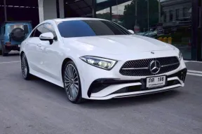 2023 MERCEDES-BENZ CLS 220d AMG PREMIUM Facelift สีชาว ภายในแดง