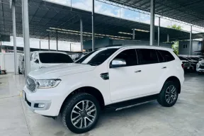 FORD EVEREST 2.0 TITANIUM PLUS 4WD 2022 รถสวย มือแรกออกห้าง พร้อมใช้ ไมล์น้อย TOP รับประกันตัวถัง