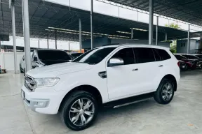FORD EVEREST 2.2 TITANIUM PLUS ปี 2018 รถสวย มือแรกออกห้าง พร้อมใช้ ไมล์น้อย TOP รับประกันตัวถังสวย
