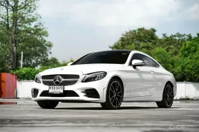 Benz C200 Coupe 2.0 AMG  ปี 2021 ไมล์นางฟ้า 49,000 กม. เครื่อง 2,000 cc มือเดียวป้ายแดง
