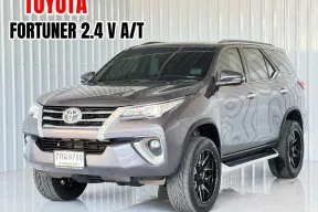 รถบ้านมือเดียว Toyota Fortuner 2.4 V SUV ออกรถได้ทุกอาชีพ ฟรีดาวน์ได้