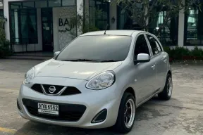 Nissan March 1.2 E เกียร์ออโต้ ปี 2019 สีบร์อนเงิน