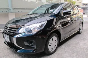 2024 MITSUBISHI MIRAGE 1.2 ACTIVE เกียร์AUTO สีดำ พวงมาลัยมัลติ DVD วิ่งน้อย 16,348 กม.รถสวยสภาพใหม่