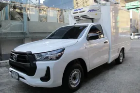 2023 TOYOTA REVO 2.4 ENTRY หัวเดียว รถตู้เย็น ความเย็นติดลบ เกียร์ธรรมดา สีขาว