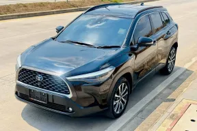 รถมือเดียว ป้ายแดง ไมล์แท้ ฟรีดาวน์ TOYOTA CROSS 1.8 HYBRID PREMIUM SAFETY TOP 2020