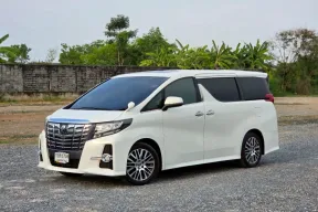 TOYOTA ALPHARD 2.5 S"C Package" (รุ่นท็อปสุด) ปี 2015 รถตู้ VIP สุดหรูยอดฮิต ดูแลง่าย นั่งสบาย