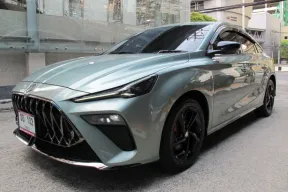 2025 MG 5 1.5 PRO D AUTO สีเขียว ปุ่มSTART เบาะหนังปรับไฟฟ้า