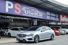 ฟรีเงินดาวน์ ดีเซลล้วนๆไม่มีไฮบริด รุ่นAMG ไมล์น้อย Mercedes-Benz E300 BluetecHybrid (W212) ปี 2015