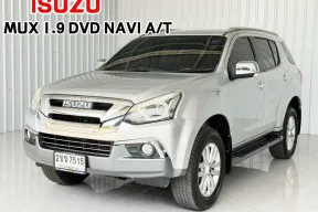 ฟรีดาวน์ รถครอบครัว 7 ที่นั่ง Isuzu MU-X 1.9DVD  Navi SUV 