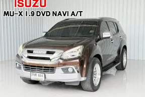 รถบ้าน รถครอบครัว 7 ที่นั่ง Isuzu MU-X 1.9DVD SUV ออกรถง่าย