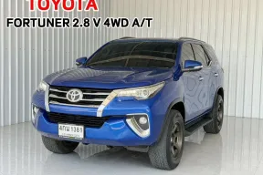 รถบ้าน รถครอบครัว 7 ที่นั่ง ขับ 4 หน้าใหม่ Toyota Fortuner 2.8 V SUV 