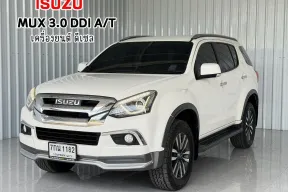 รถบ้าน มือเดียว รถครอบครัว 7 ที่นั่ง Isuzu MU-X 3.0DVD SUV 