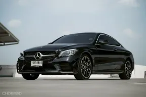 Benz C200 Coupé AMG ปี 2019 คูเป้ยอดฮิต รถบ้าน มือเดียว ป้ายแดง