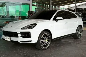 2021 Porsche Cayenne 3.0 E-Hybrid Coupe สีขาว