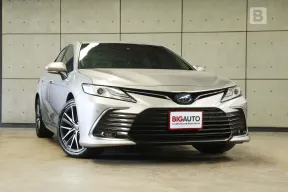 2022 Toyota CAMRY 2.5 HEV Premium ไมล์แท้ 5หมื่น Minorchange สีเทาใหม่ มีรับประกันจาก Toyota B1636
