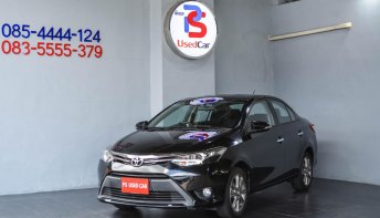 ขายรถ Toyota Vios 1.5 S ปี 2016 ฟรีเงินดาวน์ ออกรถไม่ต้องใช้เงินสักบาท รถสภาพสวยพร้อมใช้ เลขไมล์น้อย