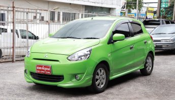 ขาย รถมือสอง 2012 Mitsubishi Mirage 1.2 GLX รถเก๋ง 5 ประตู ผ่อน 4,000  ออกรถ 0 บาท