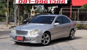 2002 Mercedes-Benz C180 2.0 Elegance รถเก๋ง 4 ประตู ออกรถง่าย