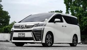 Toyota Vellfire 2.5 Z G Edition Facelift ปี 2018 เบาะมิ๊กกี้เม้าส์ สภาพสวยมาก ออฟชั่นครบ ๆ