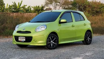 NISSAN MARCH 1.2EL CVT XTRONIC (AT) ปี 2010 จี๊ดจ๊าด กระทัดรัด คล่องตัว ราคาน่าคบ