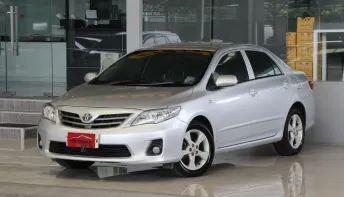 Toyota COROLLA 1.8 E ปี 2012 ไม่เคยติดแก๊ส รถบ้านแท้ๆ สวยเดิมทั้งคันรับประกัน ออกรถฟรีดาวน์