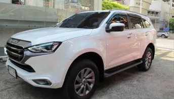 2023 ISUZU MU-X 1.9 ELEGANT 2WD AUTO สีขาวมุก วิ่งน้อย 50,369 กม. รถสวยสภาพใหม่ มือเดียว ฟรีดาวน์