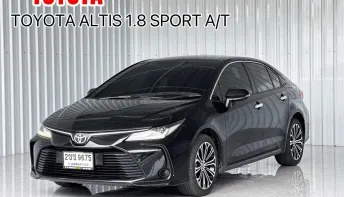 รถมือเดียว หล่อเข้มสปอร์ต Toyota COROLLA 1.8 รถเก๋ง 4 ประตู