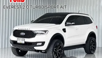 รถบ้าน 7 ที่นั่ง  Ford Everest 2.0Sport Turbo SUV รถสภาพดี มีประกัน