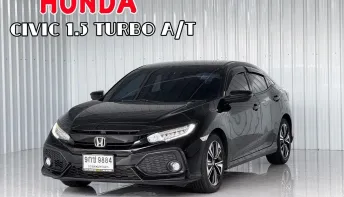 รถมือเดียว โฉม FK Honda CIVIC 1.5TURBO i-VTEC  รถเก๋ง 5 ประตู รถบ้านแท้