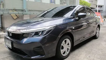 2024 HONDA CITY TURBO 1.0 S AUTO สีเทา ปุ่มSTART วิ่งน้อย 7,161 กม. รถสวยสภาพใหม่ ฟรีดาวน์