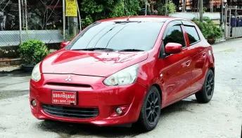 2012 Mitsubishi Mirage 1.2 รถเก๋ง 5 ประตู ผ่อน 3,xxx.-/4 ปี