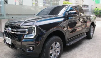2023 FORD RANGER OPEN CAB 2.0 TURBO HI-RIDER XLT เกียร์ธรรมดา สีดำ รถสวยสภาพใหม่ มือเดียว ฟรีดาวน์