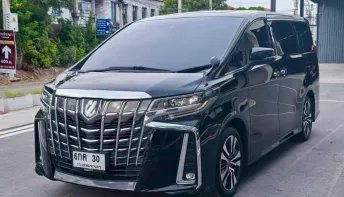 Toyota Alphard 2.5 2022 เกียร์อัตโนมัติ สีดำ สวยสุด