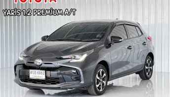 รถบ้าน มือเดียว Toyota YARIS 1.2 Premium รถเก๋ง 5 ประตู ดาวน์ 0%