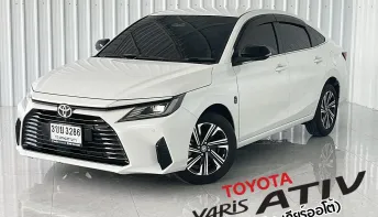 รถมือเดียว Toyota Yaris Ativ 1.2Premium Luxury รถเก๋ง 4 ประตู