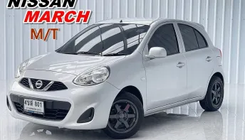เกียร์ธรรมดา ผ่อน 3,*** บาท Nissan MARCH 1.2S รถเก๋ง 5 ประตู