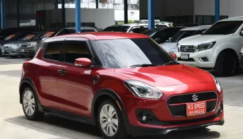 Suzuki Swift 1.2 GLX Navi สีแดง เกียร์อโต้ ปี2019