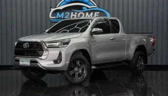 TOYOTA HILUX REVO SMART CAB 2.4 PRERUNNER MID AT ปี 2022 จด 2023 สี เทา