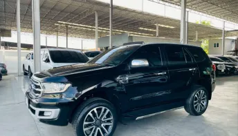 FORD EVEREST 2.0 TITANIUM PLUS ปี 2019 รถสวย มือแรกออกห้าง พร้อมใช้ ไมล์น้อย TOP รับประกันตัวถังสวย