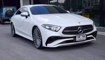 2023 MERCEDES-BENZ CLS 220d AMG PREMIUM Facelift สีชาว ภายในแดง