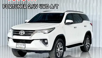 ขับ 4WD Toyota Fortuner 2.4 V SUV รถบ้านมือเดียว