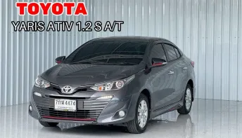 รถมือเดียว ฟรีดาวน์ Toyota Yaris Ativ 1.2 S รถเก๋ง 5 ประตู
