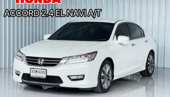 เรียบหรูดูแพง  Honda ACCORD 2.4EL Navi รถเก๋ง 4 ประตู
