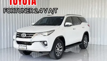 รถบ้าน ฟรีดาวน์ Toyota Fortuner 2.4 V SUV ขับ 2WD ดีเซล