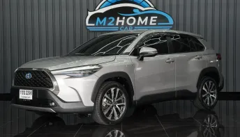 TOYOTA COROLLA CROSS 1.8 Hybrid Premium AT ปี 2020 สี เทา