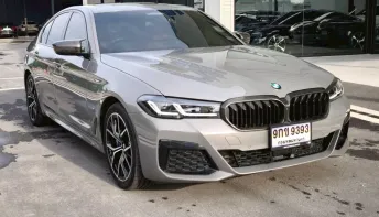 2021 BMW 530e 2.0 LCI Msport สี Bernina Grey Amber Effect