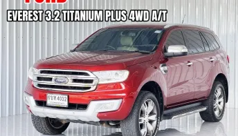 Ford Everest 3.2 Titanium Plus 4WD  Sunroof  SUV รถสภาพดีฟรีดาวน์
