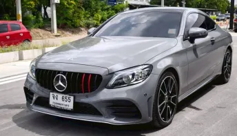 2023 BENZ C200 2.0 COUPE AMG DYNAMIC สีดำ Wrap เทา